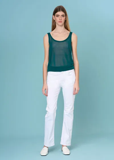 Malo Pantalone In Cotone Stretch In Multi