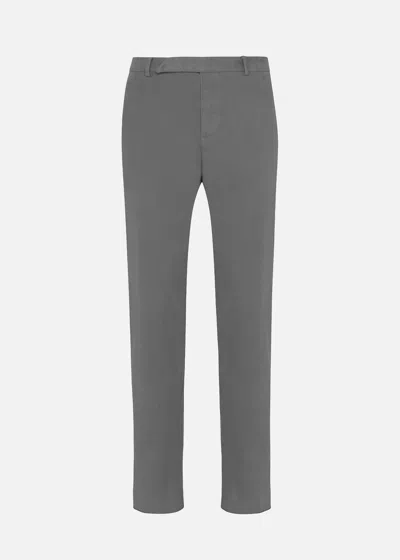 Malo Pantalone In Cotone Stretch In Gray