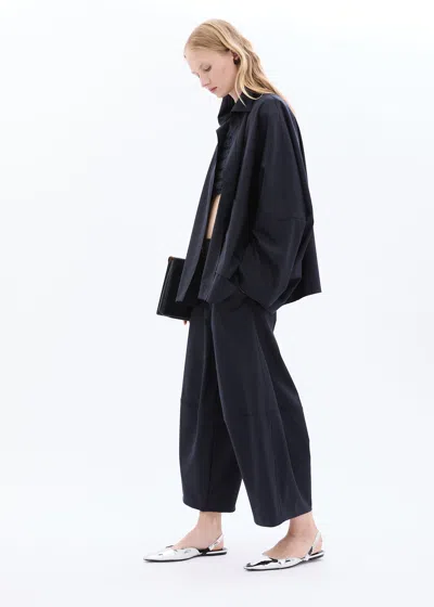 Malo Pantalone In Lana Stretch In Blue