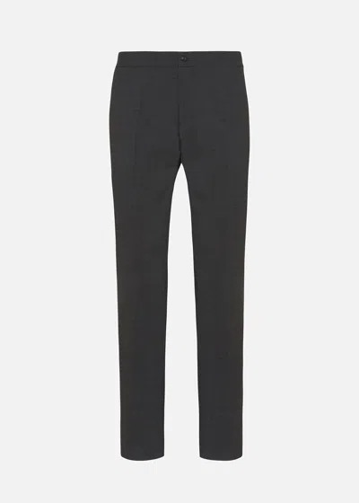 Malo Pantalone In Lana Stretch In Blue