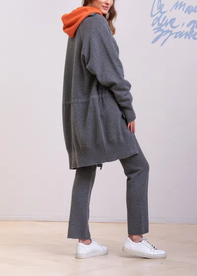 Malo Pantalone In Misto Cashmere In Gray