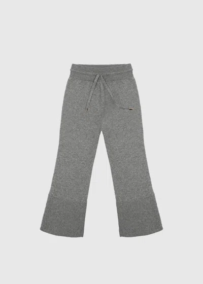 Malo Pantalone In Misto Cashmere In Gray