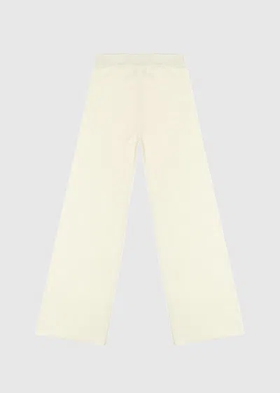 Malo Pantalone In Misto Cashmere In White