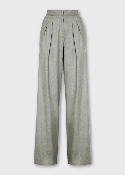 Malo Pantalone In Misto Lana Vergine In Gray