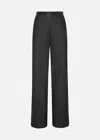 Malo Pantalone Palazzo In Pelle