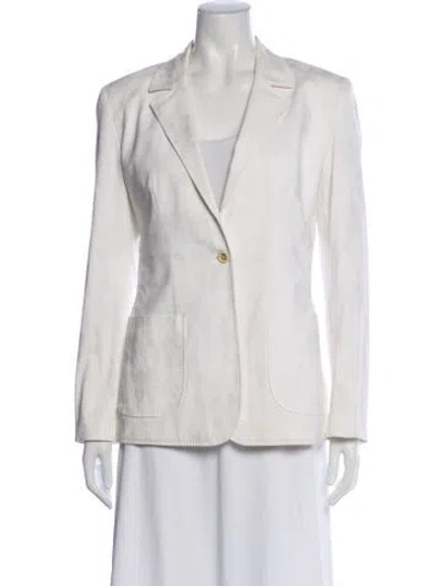 Pre-owned Malo Patterned Blazer In Neutral