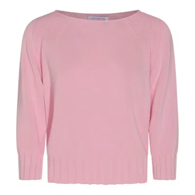 Malo Pink Cotton Knitwear