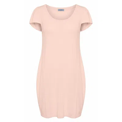 Malo Pink Cotton Women Dress