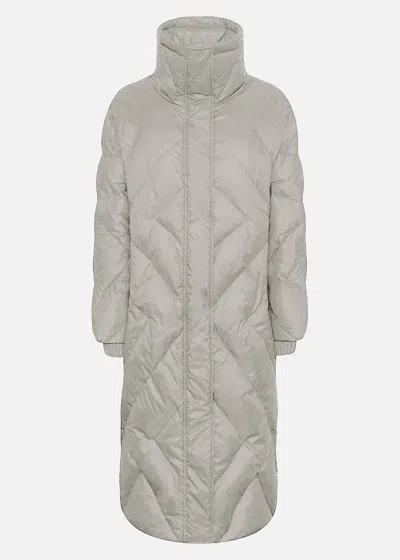 Malo Piumino Lungo Imbottito In Gray