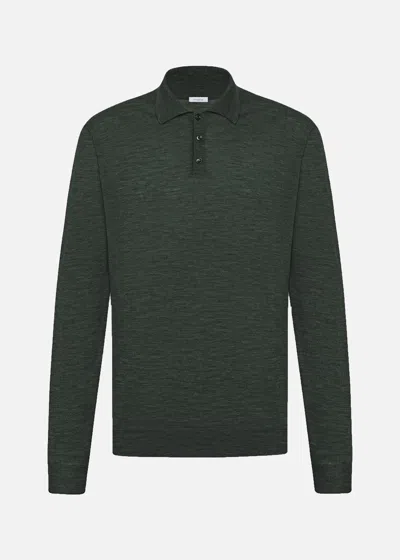 Malo Polo In Cashmere E Seta In Green