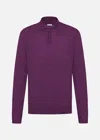 MALO POLO SHIRT IN CASHMERE AND SILK