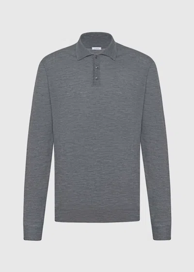 Malo Polo In Cashmere Light In Gray