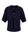 Malo Polo In Cotone In Blue