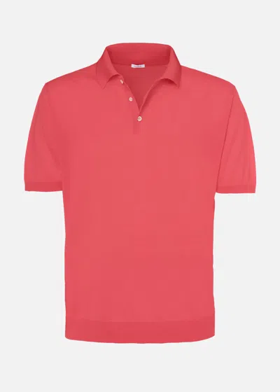 Malo Makò Cotton Polo Shirt In Pink