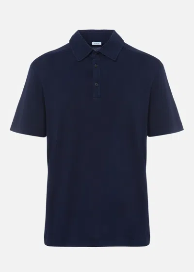 Malo Polo In Jersey Di Lino In Brown