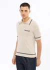 Malo Polo In Misto Cotone In Neutral