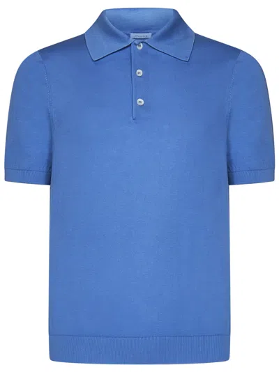 Malo Polo Shirt In Clear Blue