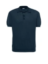 Malo Polo With Short Sleeves In Blue In Blu
