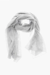 Malo Pure Cashmere Scarf In Gray