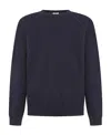 Malo Raglan-sleeve Cashmere Jumper In Black