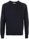 Malo Raglan-sleeve Cashmere Jumper In Blue