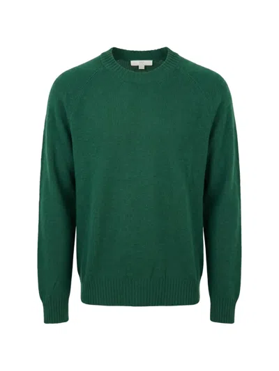 Malo Raglan-sleeve Sweater In Green