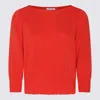 Malo Crewneck Knitwear Raglan Sleeves In Multicolor