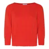 Malo Crewneck Knitwear Raglan Sleeves In Multicolor