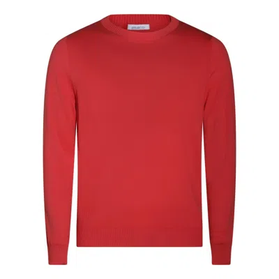 MALO MALO RED COTTON KNITWEAR