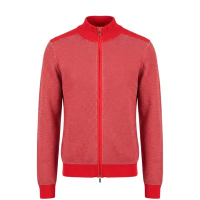 Malo Red Cotton Men Sweater