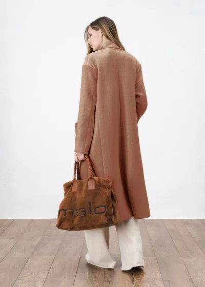 Malo Regenerated Cashmere And Wool Coat
