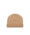 Malo Rib Knitted Hat In Nude