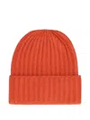 Malo Wool And Cashmere Hat In Orange