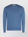 Malo Ribbed Crewneck Sweater Long Sleeves