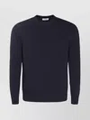 Malo Ribbed Crewneck Sweater With Long Sleeves