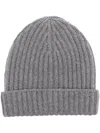 Malo English Folded Cuff Ribbed Pleated Brim
