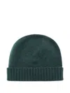 Malo Casual Folded Brim Ribbed Cuff Soft Texture In Gray
