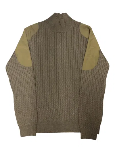 Malo Ribbed-knit Sweater In Green