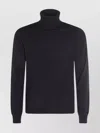 Malo Ribbed Turtleneck Sweater Long Sleeves
