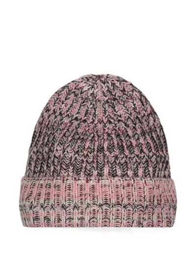 Malo Ribbed-knit Cashmere Beanie Hat In Pink