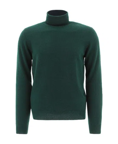 Malo Roll-neck Jumper In Green
