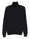 Malo Roll-neck Sweater In Black