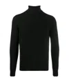 Malo Cashmere Turtleneck Pullover In Black