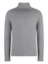 Malo Cashmere Turtleneck Sweater In Grey