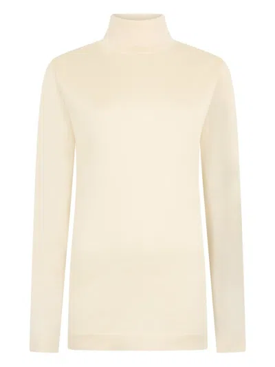 Malo Roll-neck Sweater In Neutral