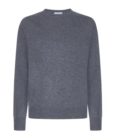 Malo Round-neck Cashmere Jumper In Gray