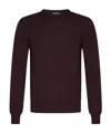 Malo Man Sweater Chocolate Brown Size 44 Cashmere In Black