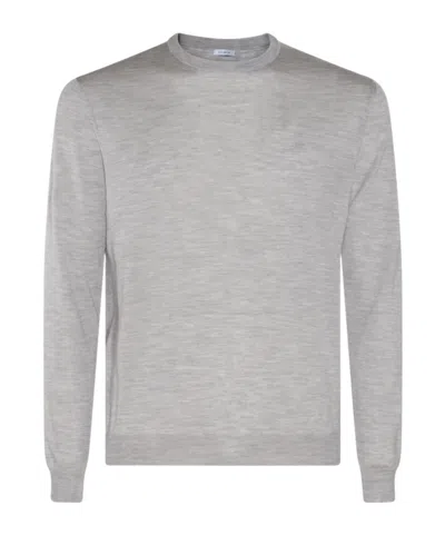 Malo Round Neck Sweater In Gray