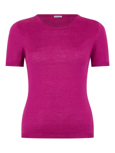 Malo Round-neck Top In Pink