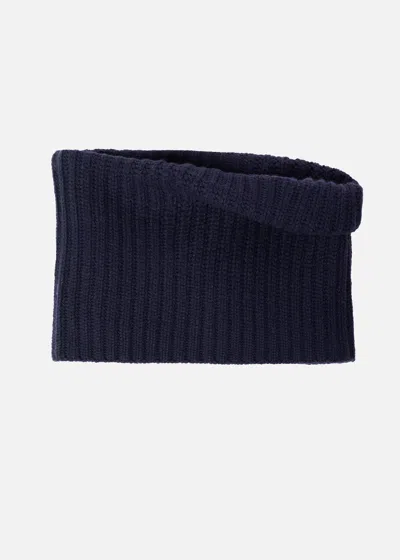 Malo Scaldacollo In Cashmere In Blue